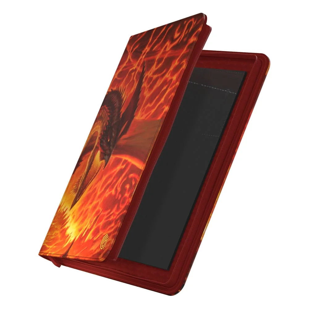 Ultimate Guard Zipfolio 18-Pocket Xenoskin (360 double-sleeved cards) Magic: The Gathering "Tarkir: Dragonstorm" - Magmatic Hellkite